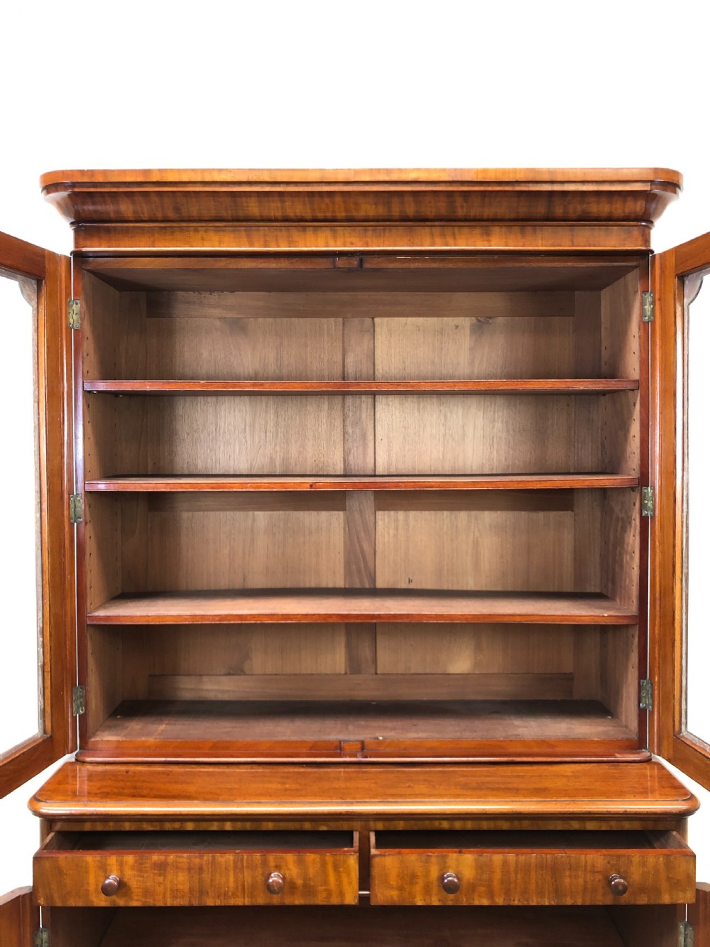 Antique Mahogany Two Stage Bookcase View VII