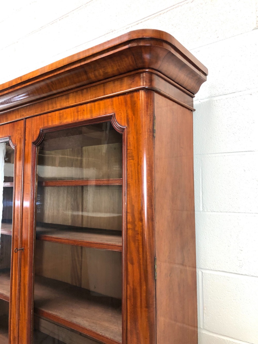 Antique Mahogany Two Stage Bookcase View VIII