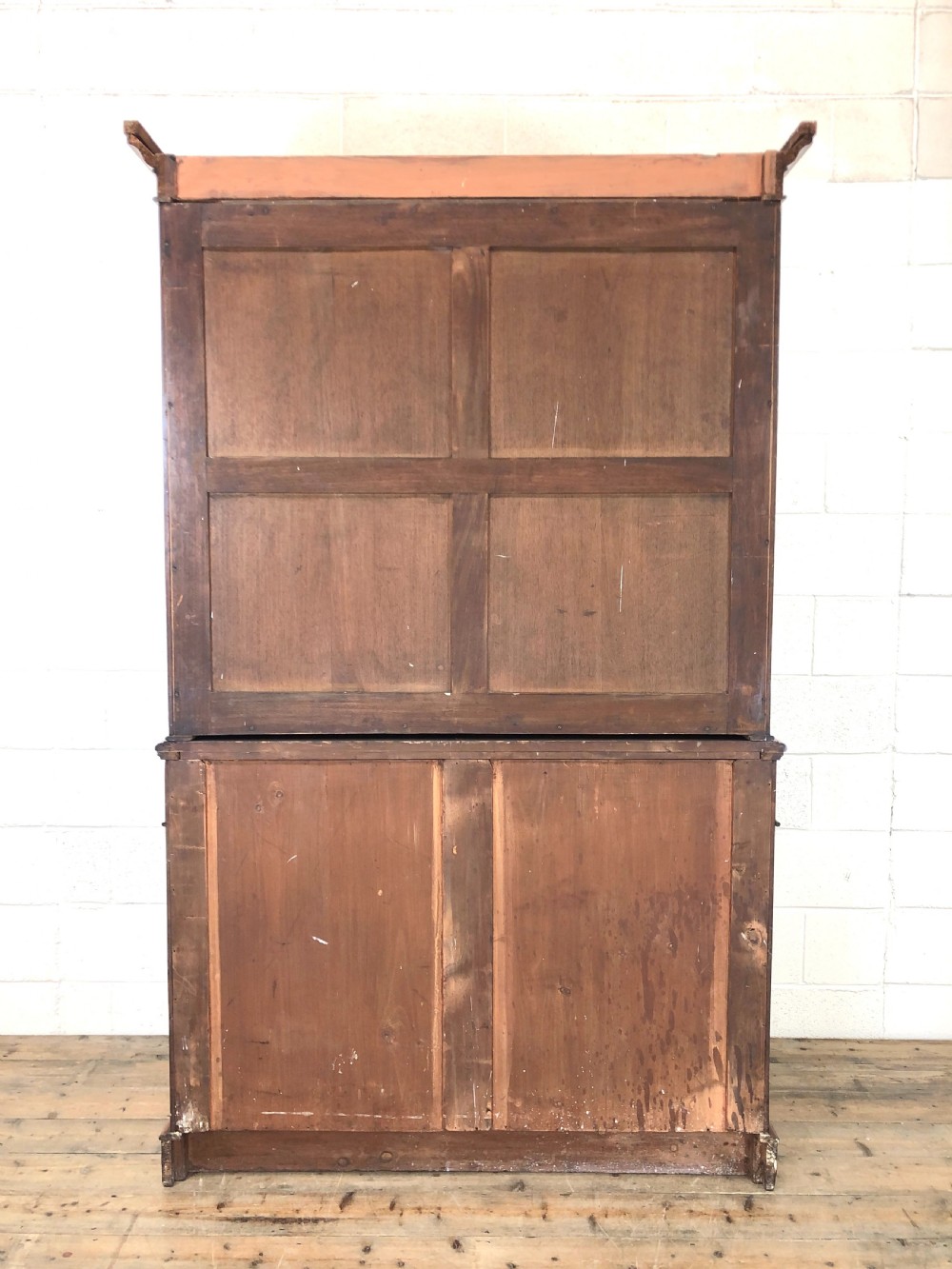 Antique Mahogany Two Stage Bookcase View X