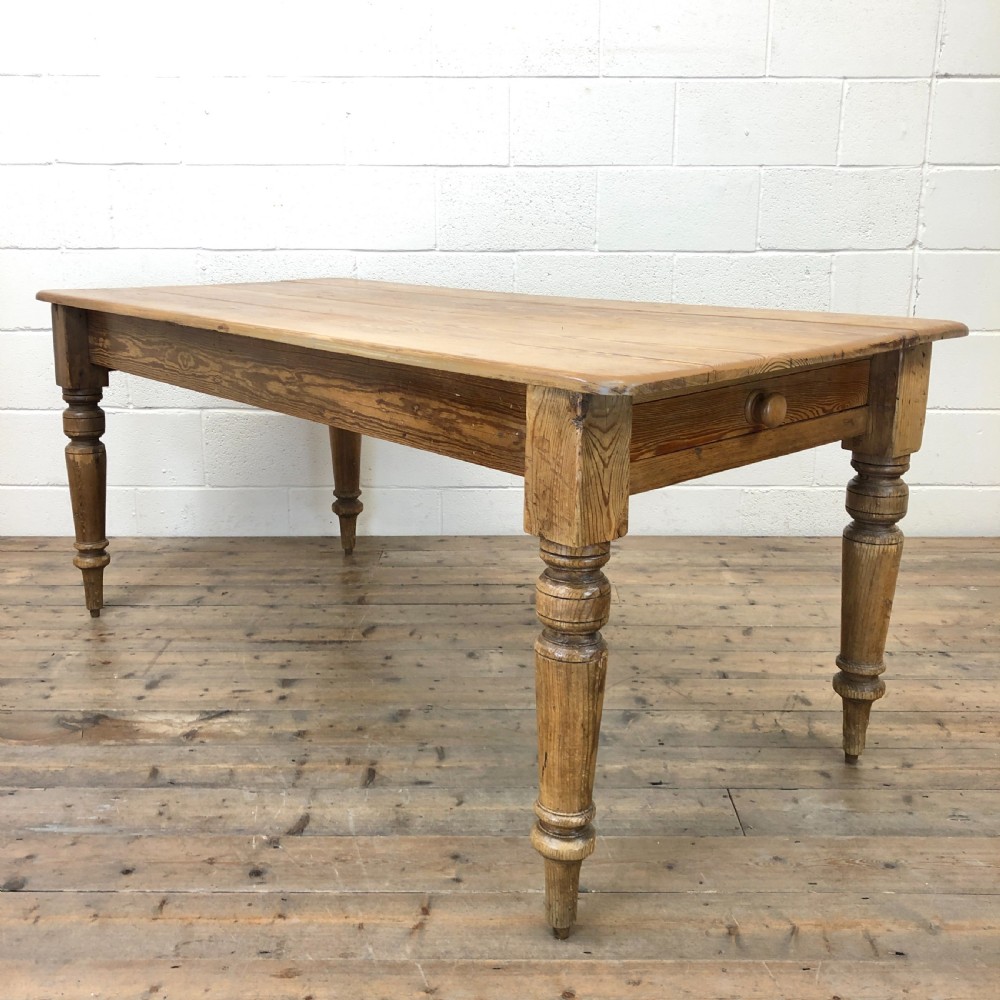 Victorian Pine Kitchen Table