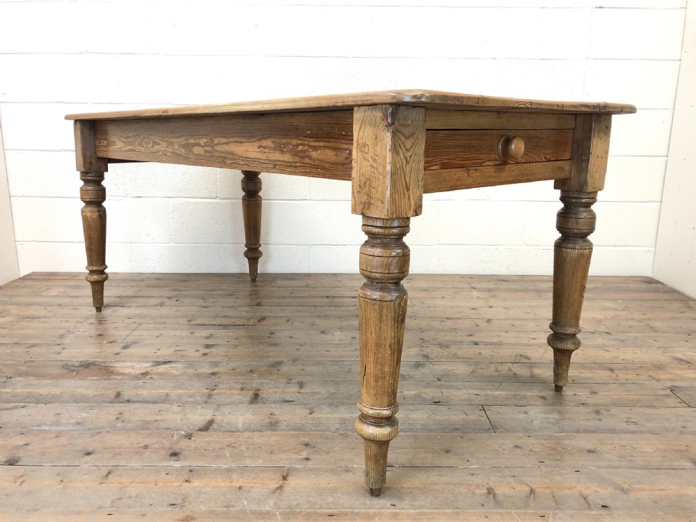 Victorian Pine Kitchen Table View II