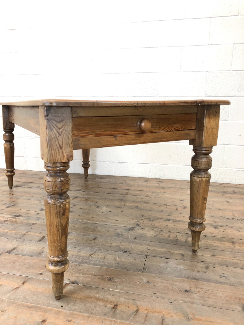 Victorian Pine Kitchen Table View IV