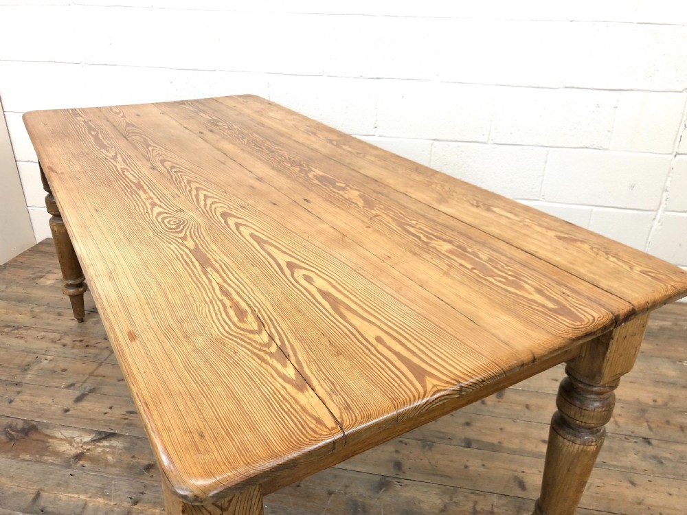 Victorian Pine Kitchen Table View V