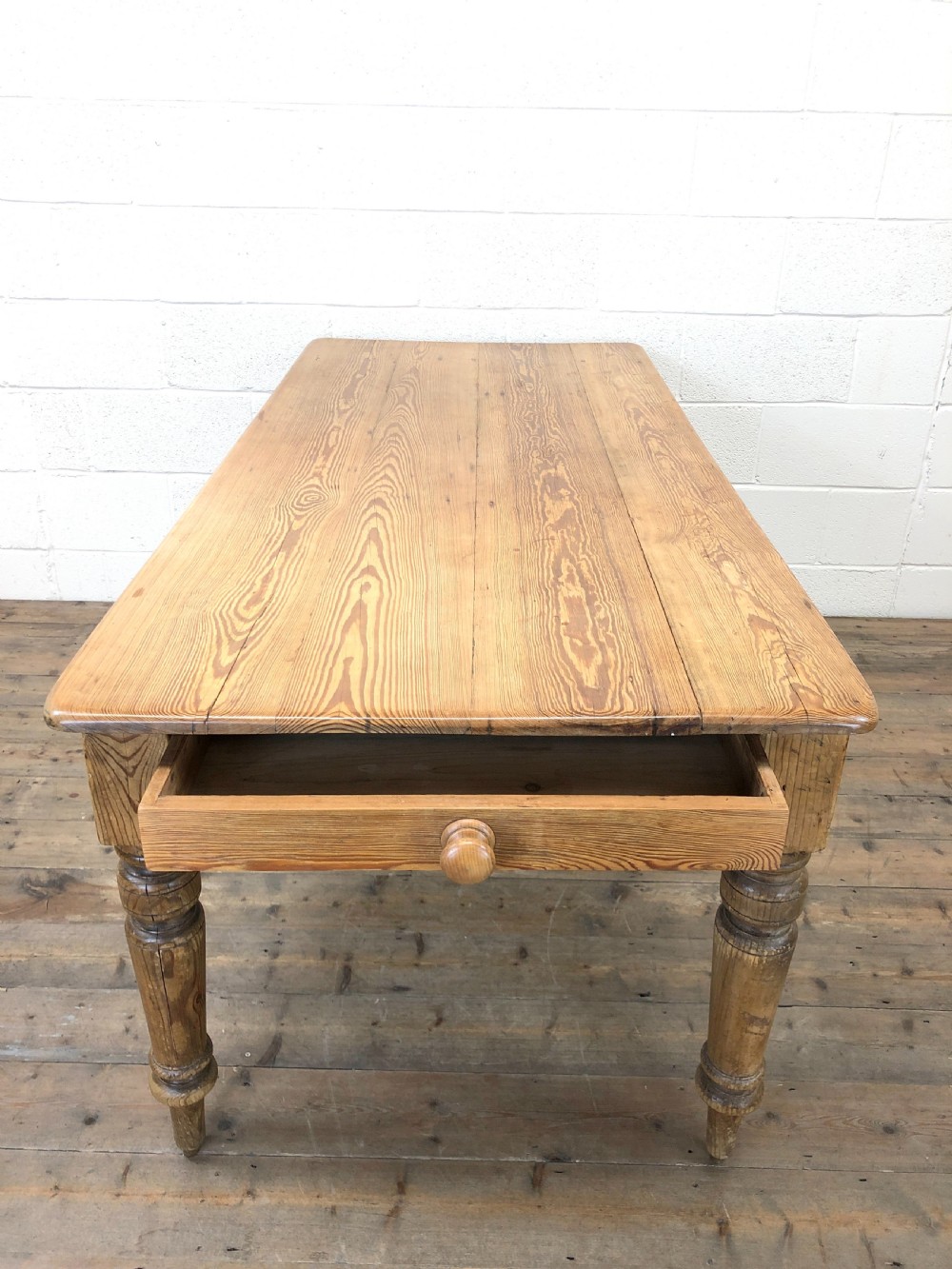 Victorian Pine Kitchen Table View VI