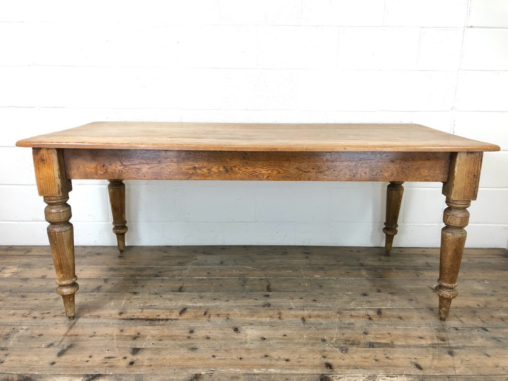 Victorian Pine Kitchen Table View VIII