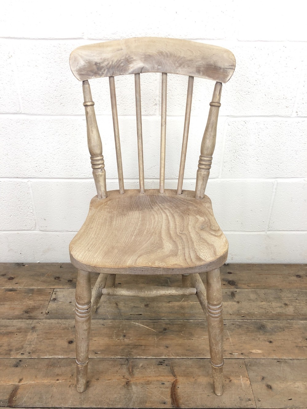 Pair of 19th Century Ash and Elm Chairs View VIII