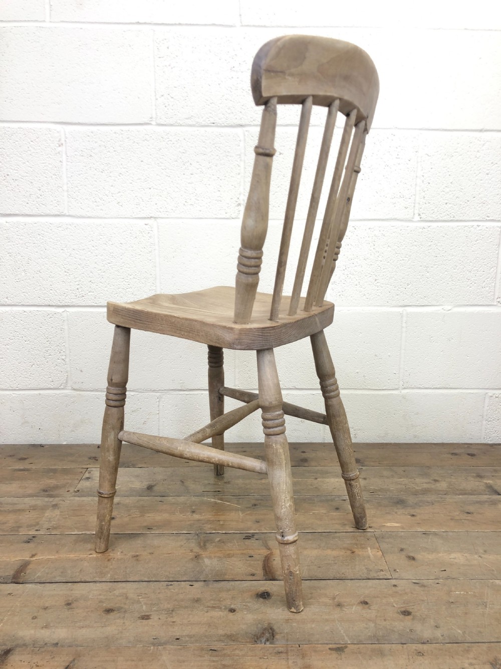 Pair of 19th Century Ash and Elm Chairs View X