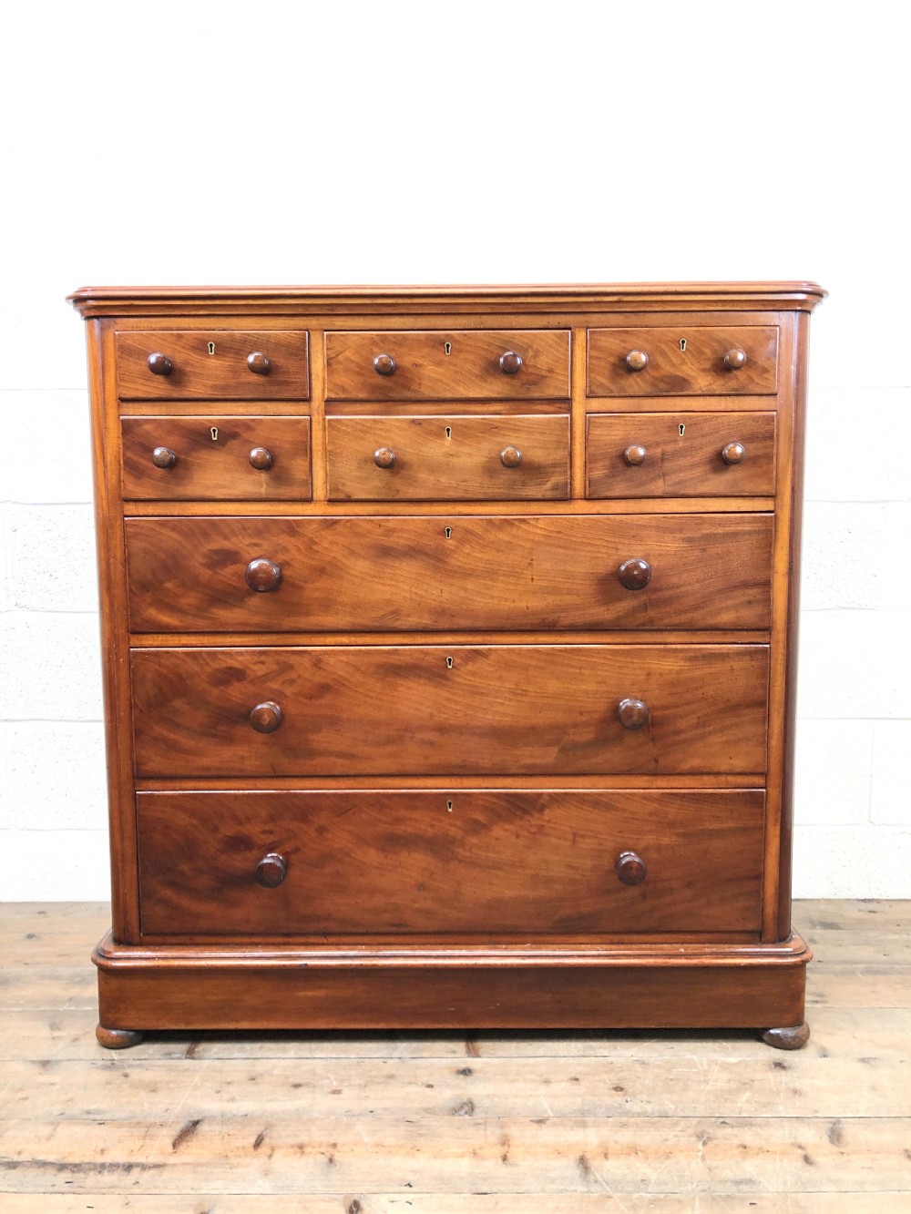 Large Antique Mahogany Chest of Drawers by Maple & Co. View II