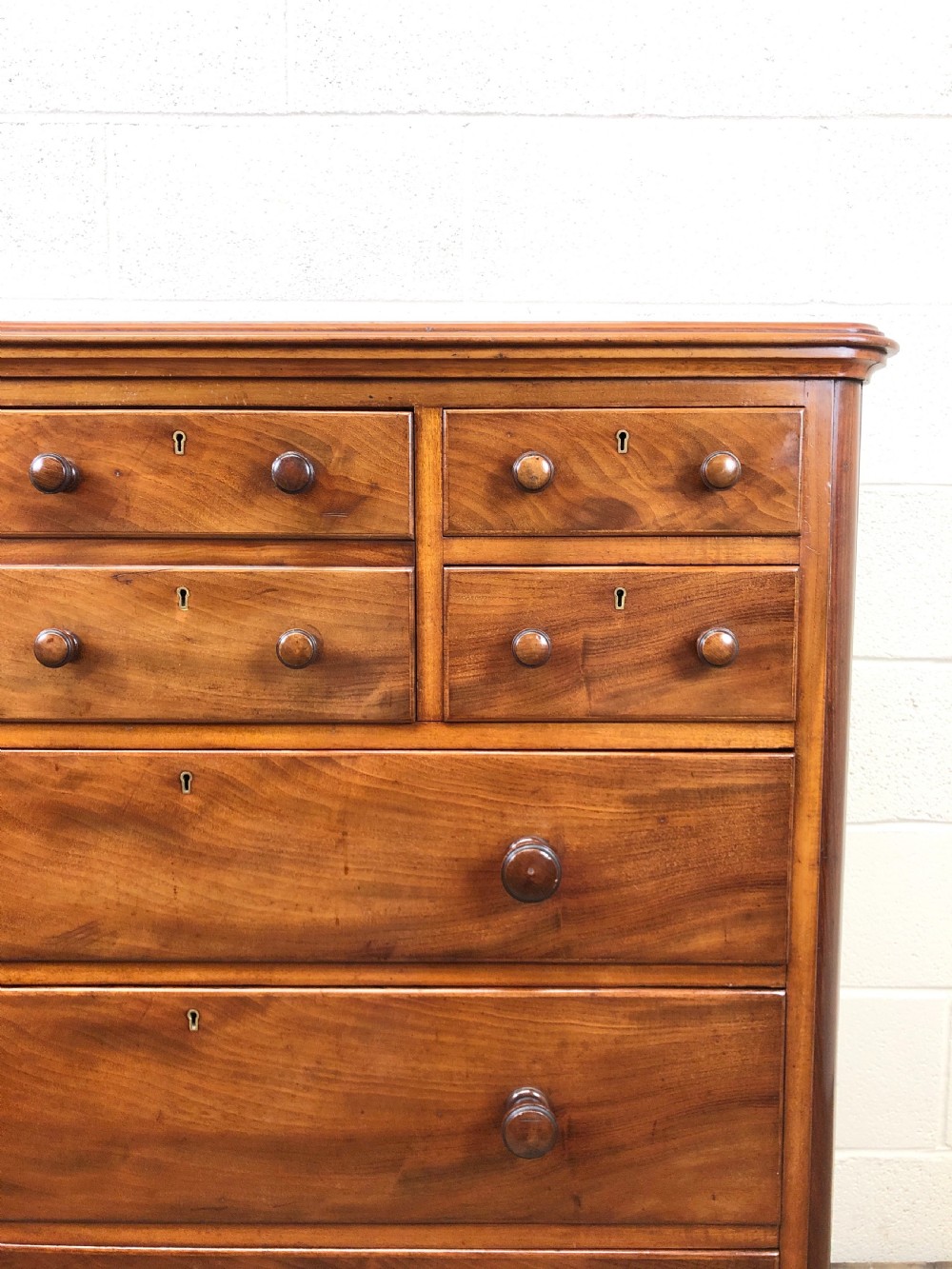 Large Antique Mahogany Chest of Drawers by Maple & Co. View III