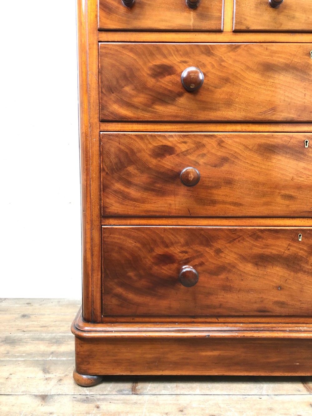 Large Antique Mahogany Chest of Drawers by Maple & Co. View IV