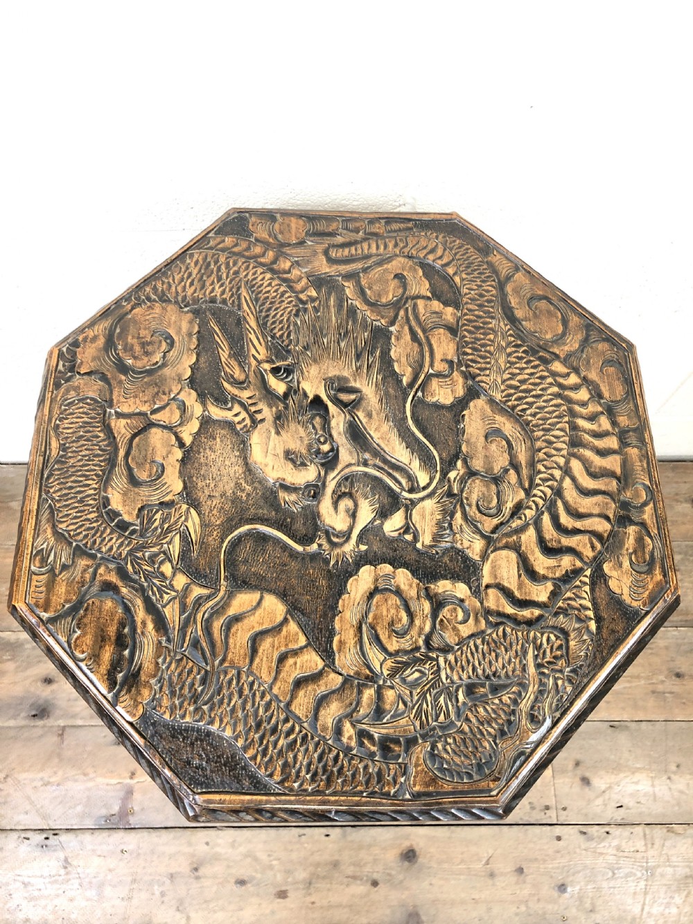 Early 20th Century Carved Side Table  View VII