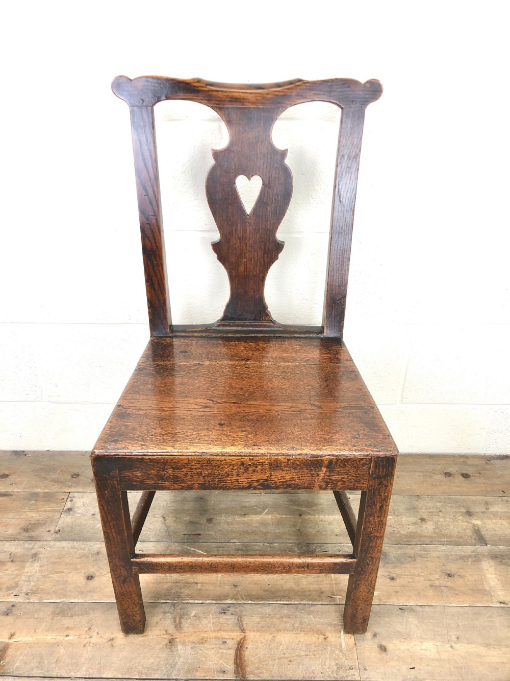 Set of Four 19th Century Oak Dining Chairs View VI