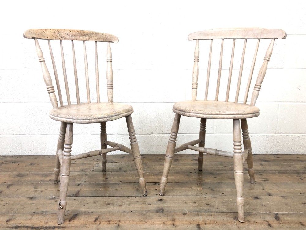 Pair of Rustic Antique Penny Chairs  View II