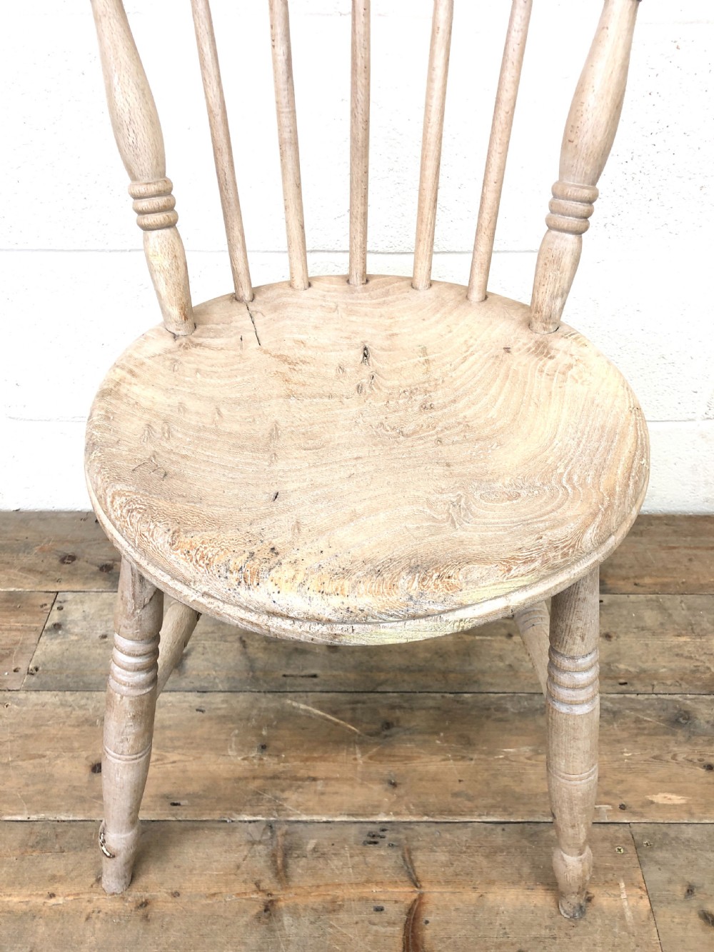 Pair of Rustic Antique Penny Chairs  View V