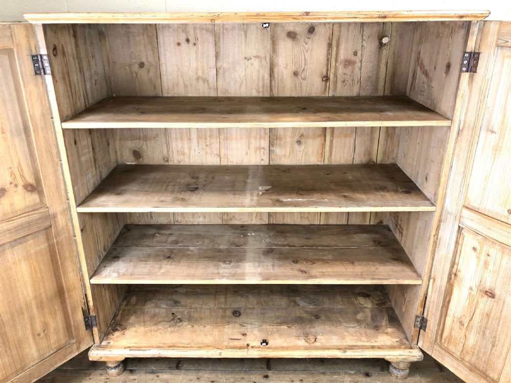 Large Antique Pine Cupboard View IX