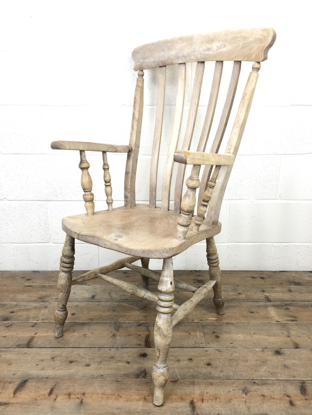 Victorian Ash and Elm Country Armchair  View II