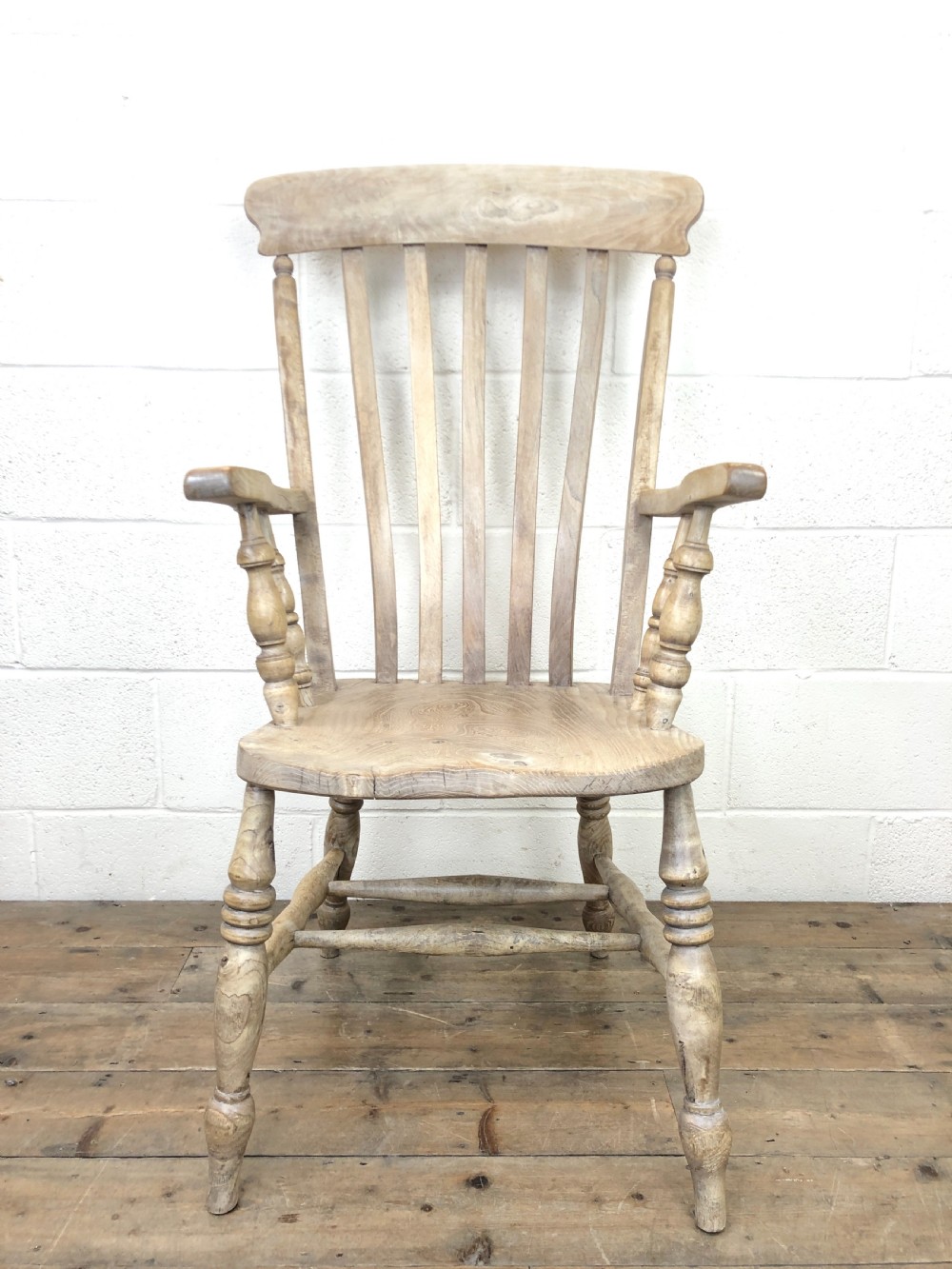 Victorian Ash and Elm Country Armchair  View III