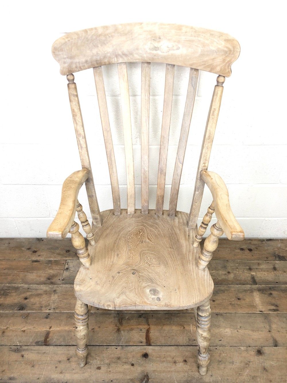 Victorian Ash and Elm Country Armchair  View V