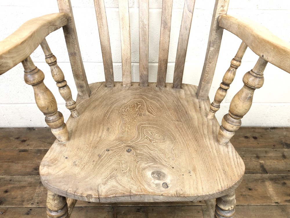 Victorian Ash and Elm Country Armchair  View VI