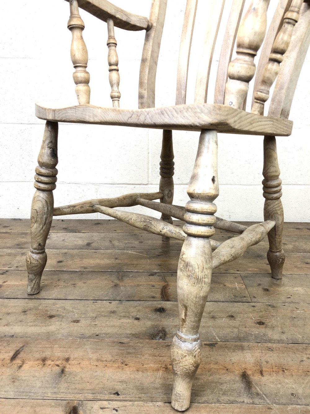 Victorian Ash and Elm Country Armchair  View VIII