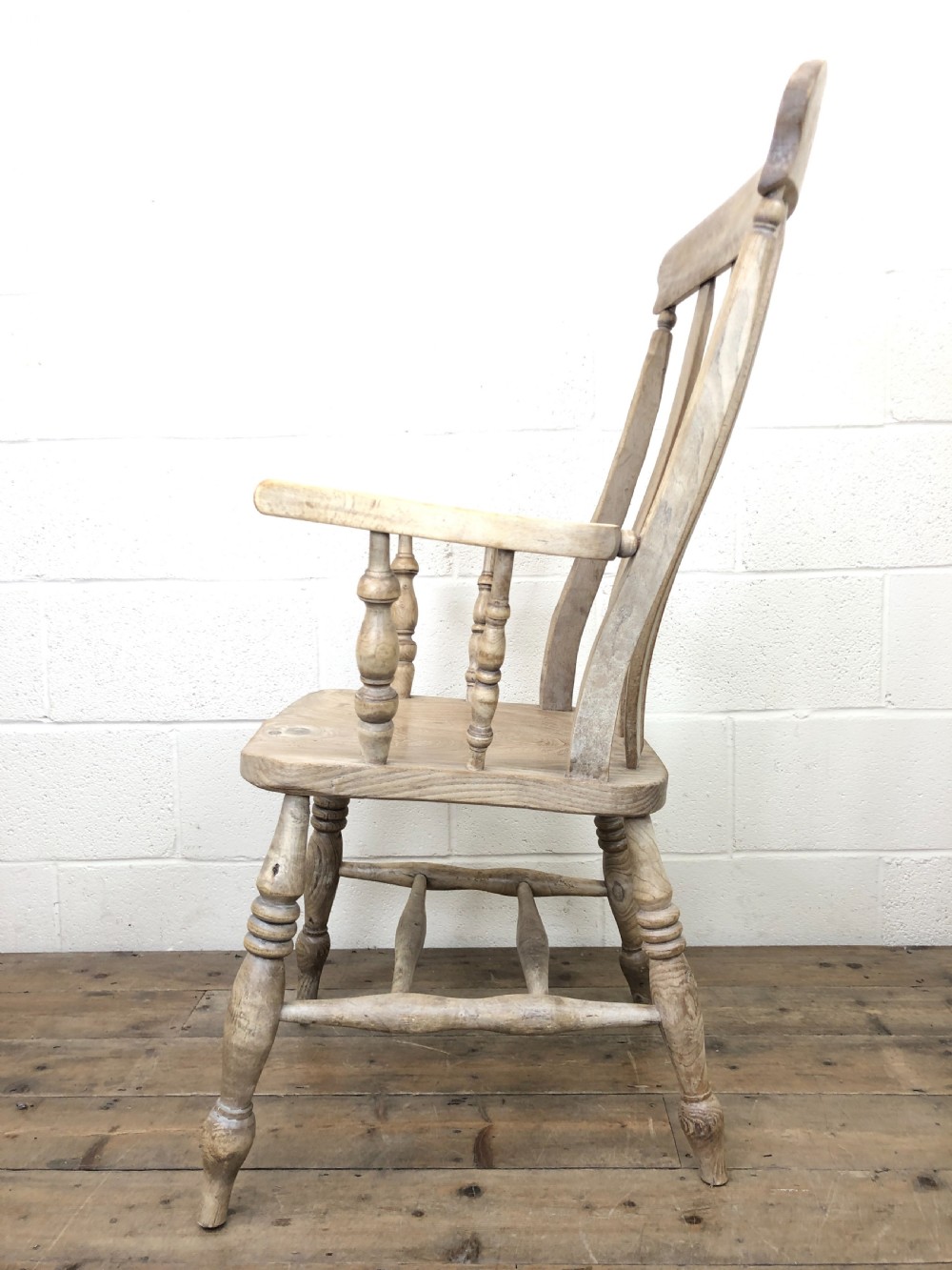 Victorian Ash and Elm Country Armchair  View IX