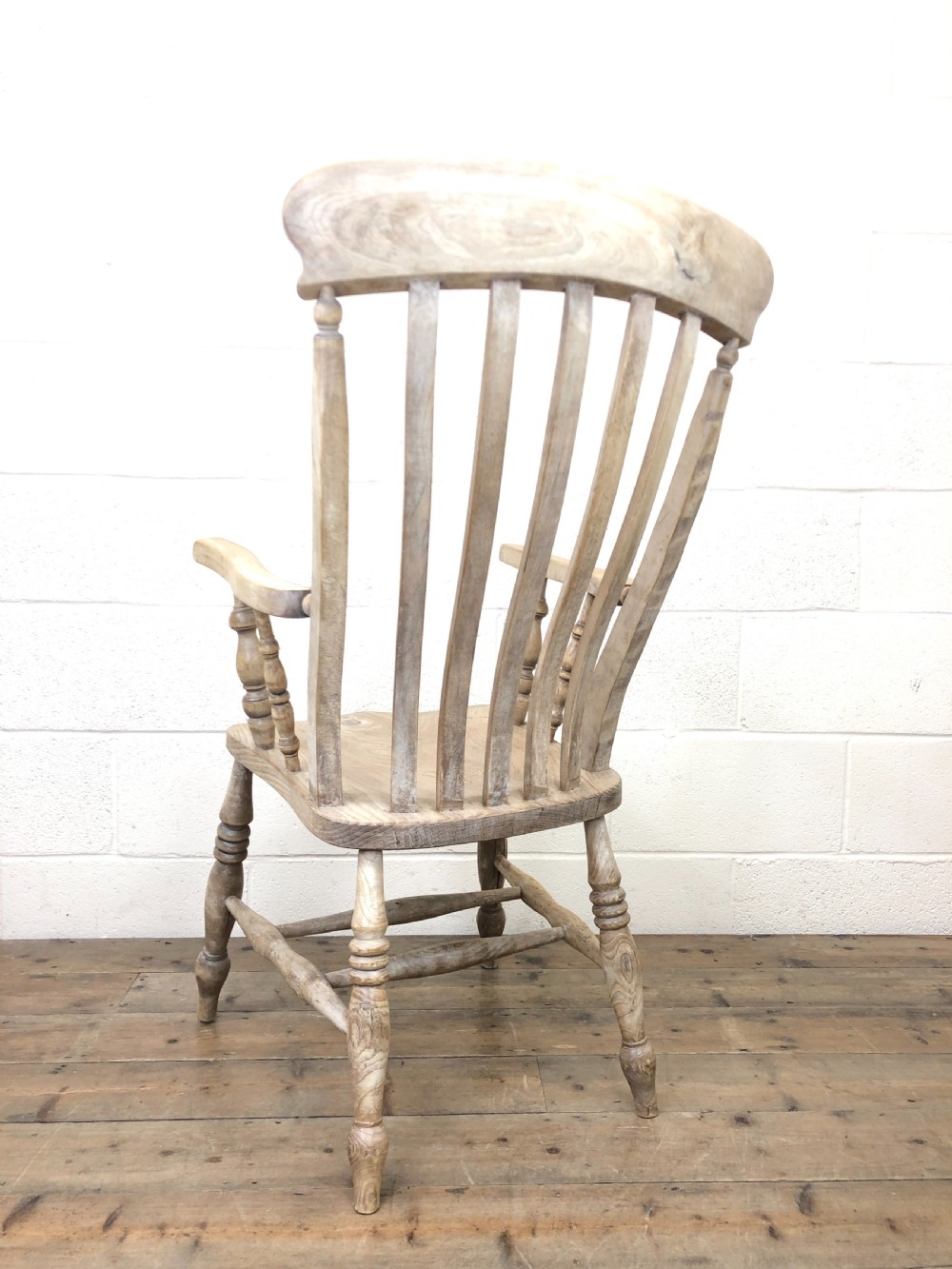 Victorian Ash and Elm Country Armchair  View X