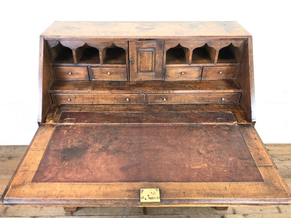 Georgian Oak Bureau Desk  View VIII