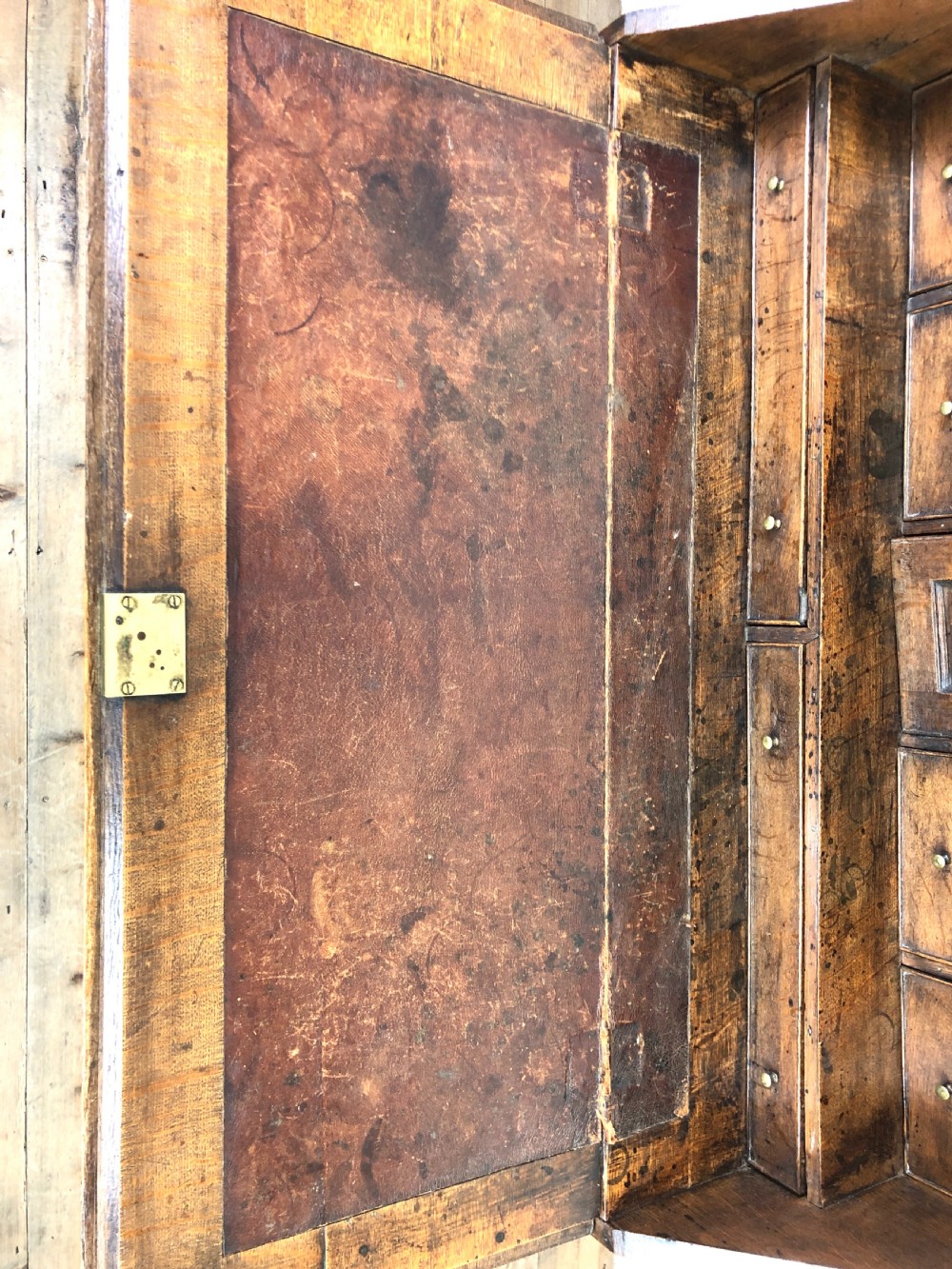 Georgian Oak Bureau Desk  View X