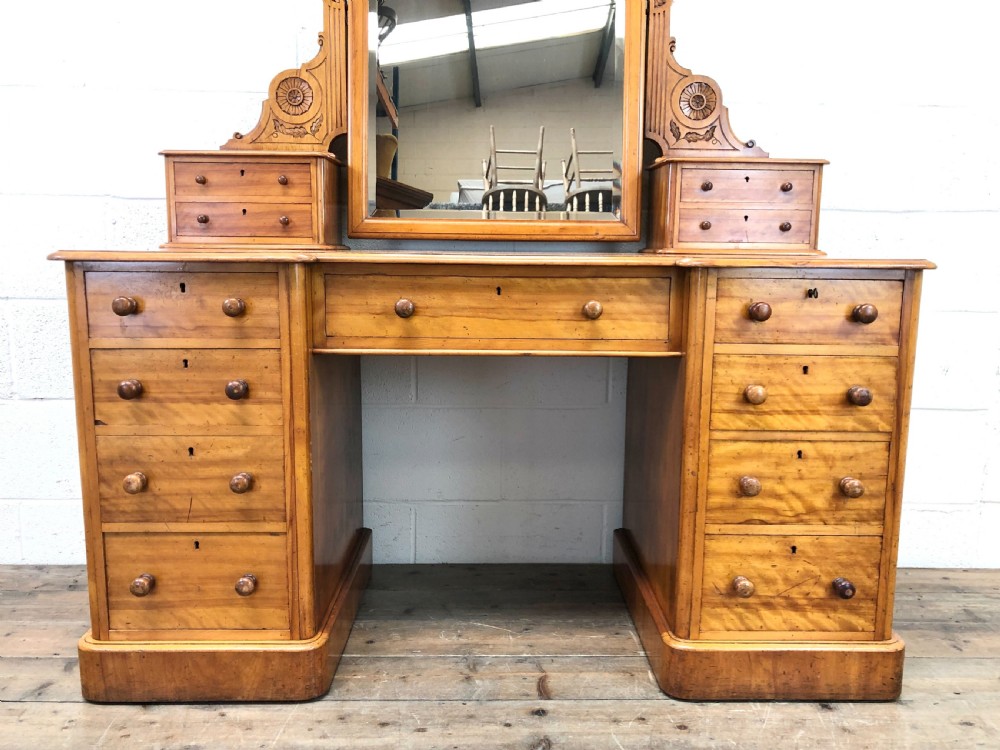 Antique Satin Birch Dressing Table View IV