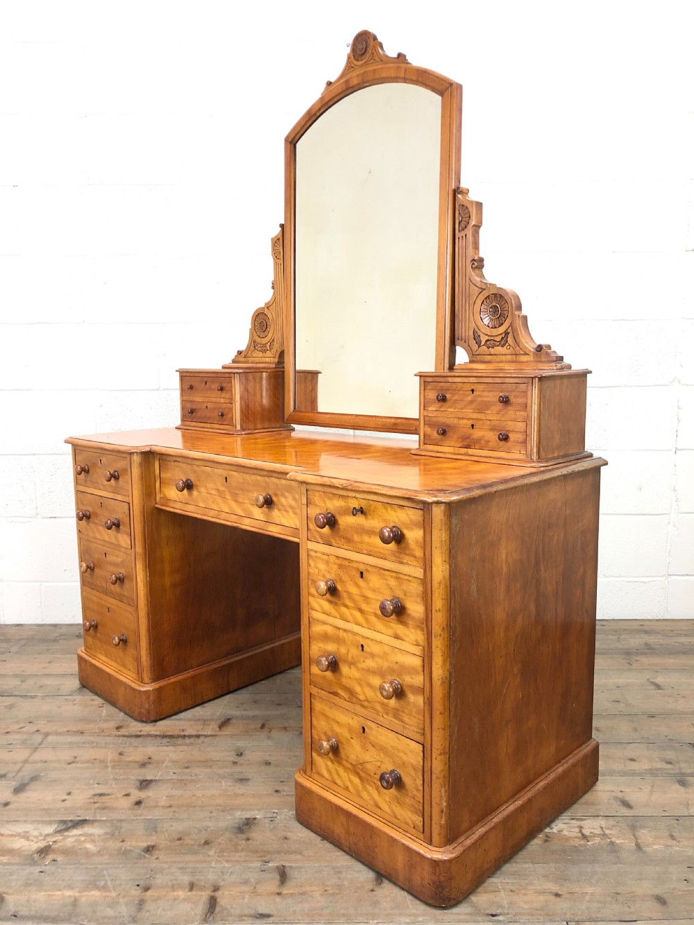 Antique Satin Birch Dressing Table View XV