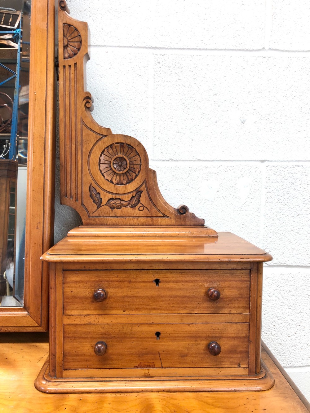 Antique Satin Birch Dressing Table View XIX