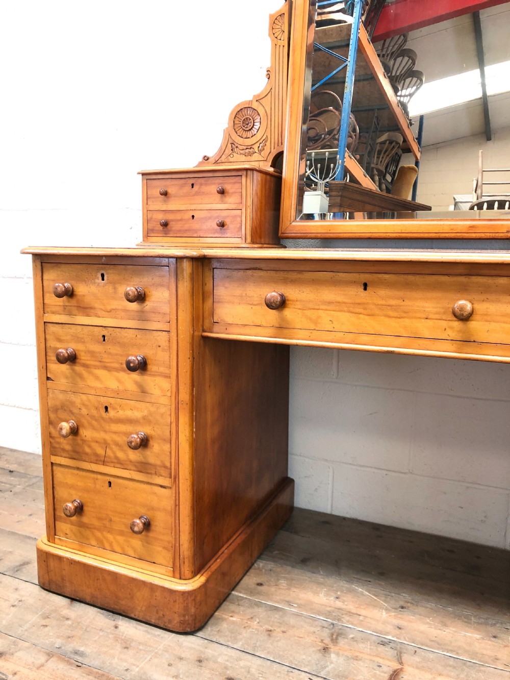 Antique Satin Birch Dressing Table View XX