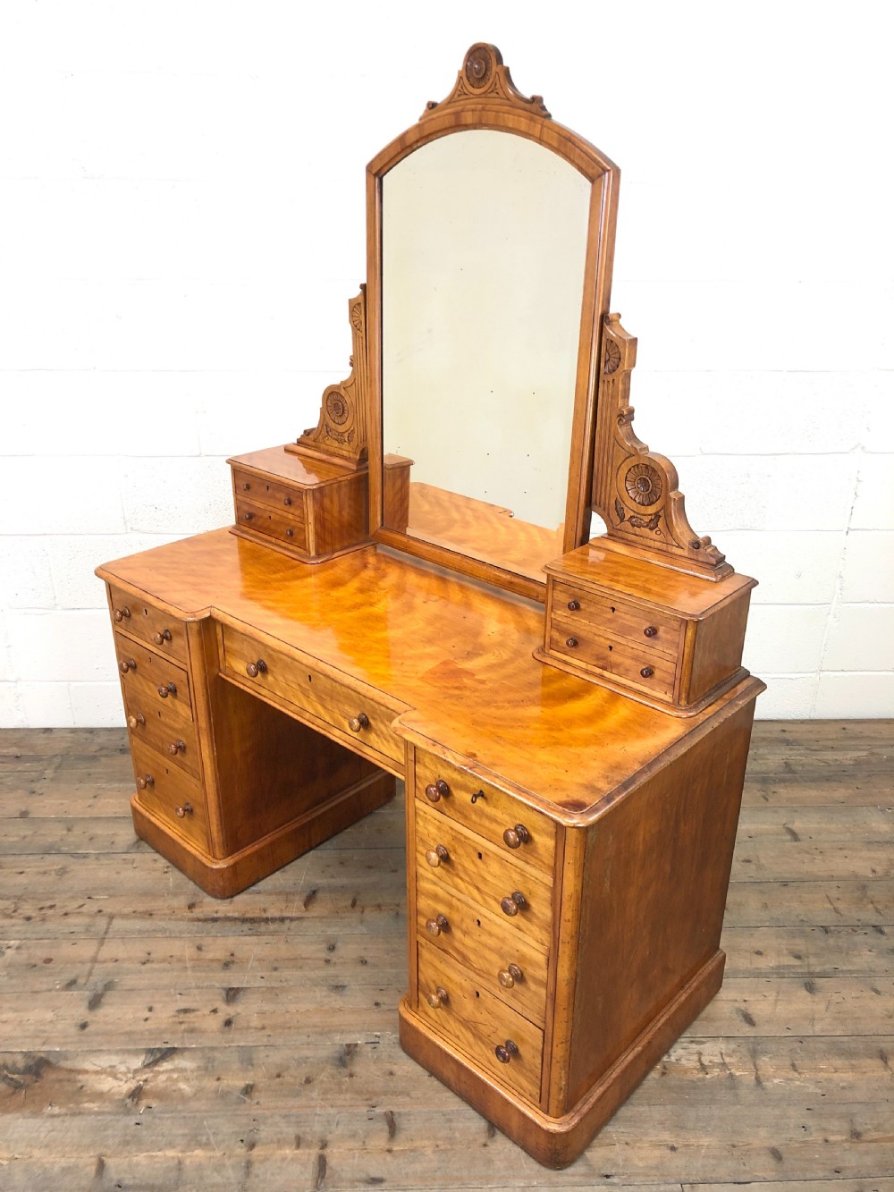 Antique Satin Birch Dressing Table View XXI