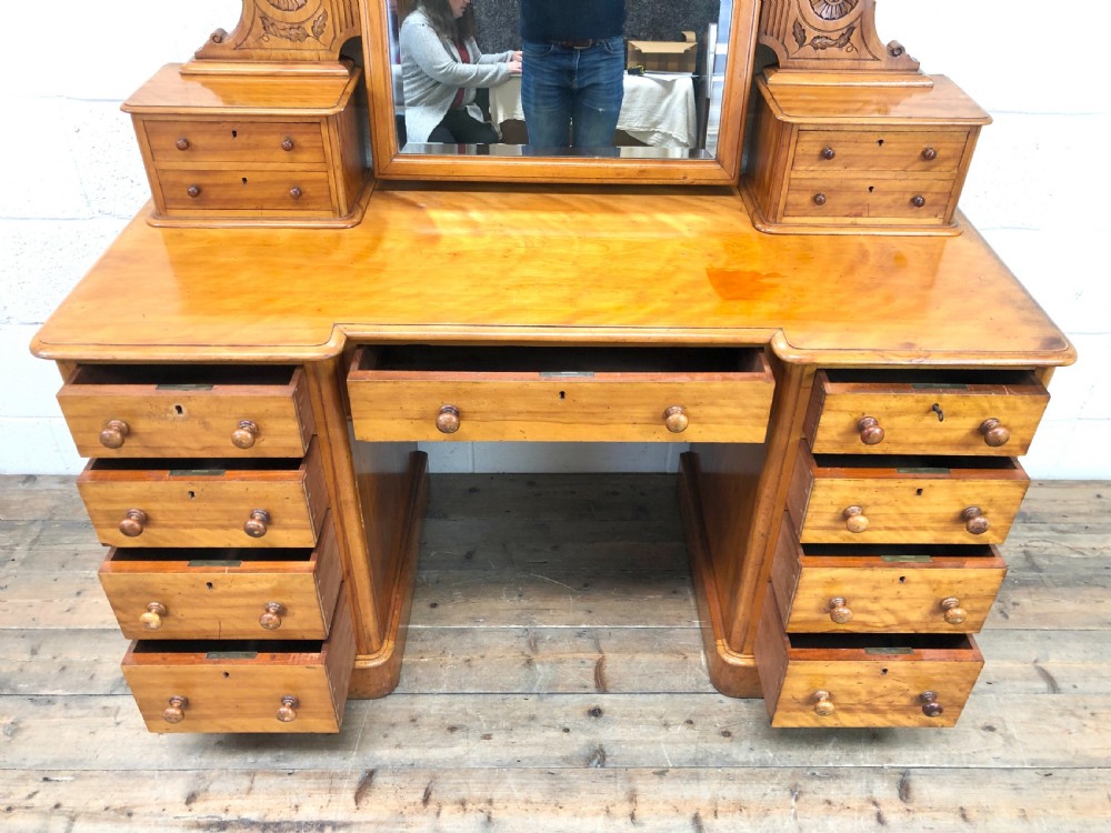 Antique Satin Birch Dressing Table View XXII