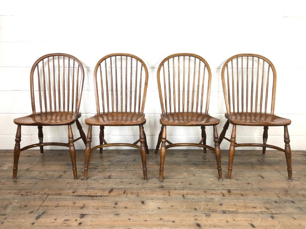 Set of Six Vintage Stick Back Chairs View IV