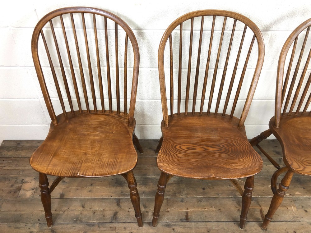 Set of Six Vintage Stick Back Chairs View VI