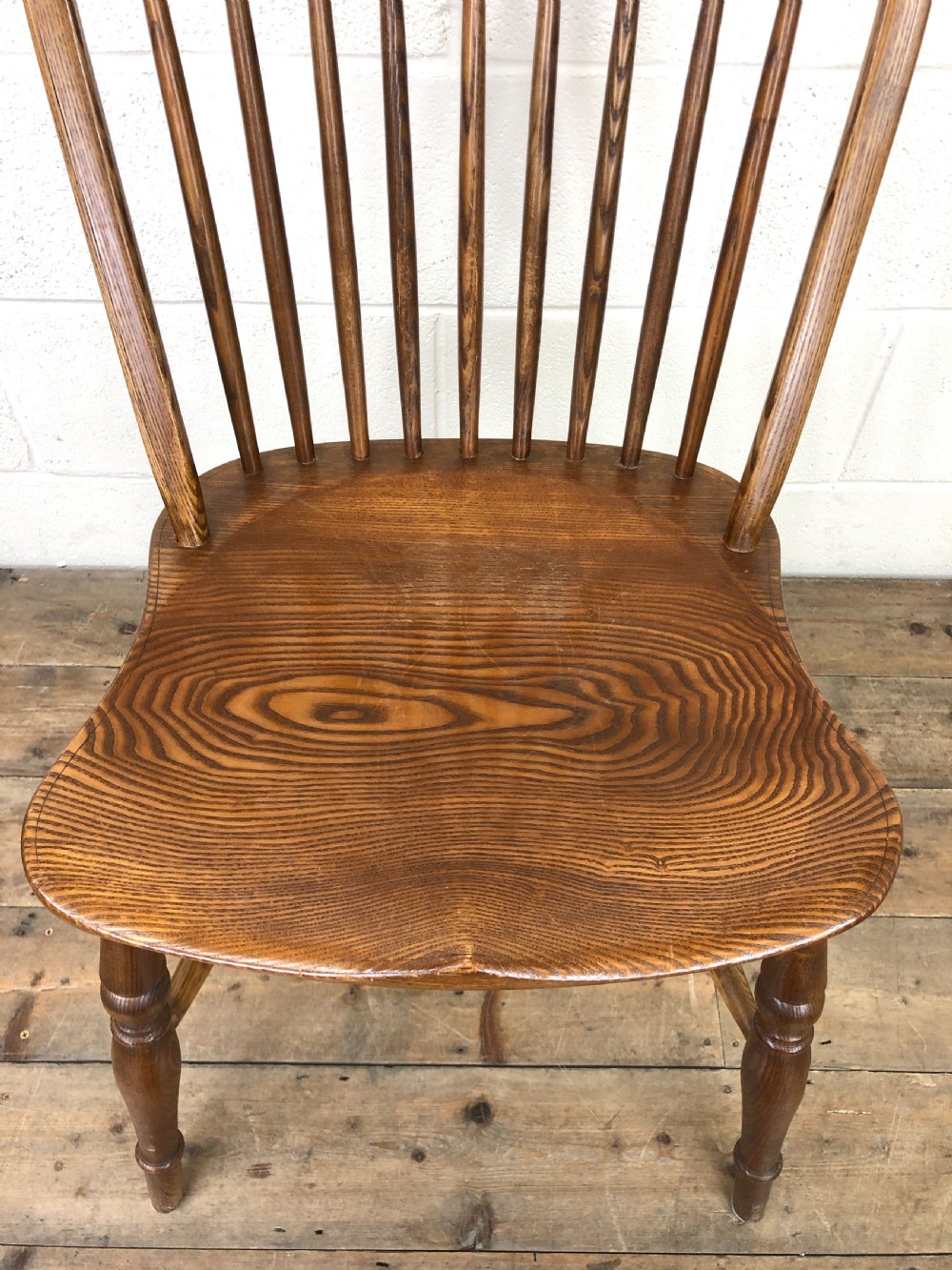 Set of Six Vintage Stick Back Chairs View IX