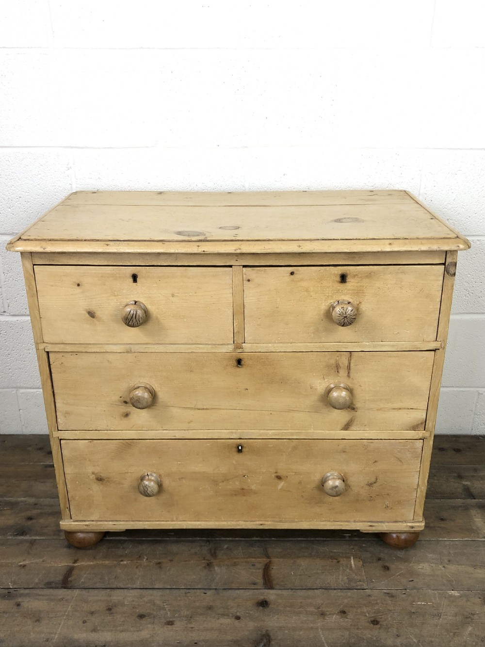 Small Antique Pine Chest of Drawers View VII