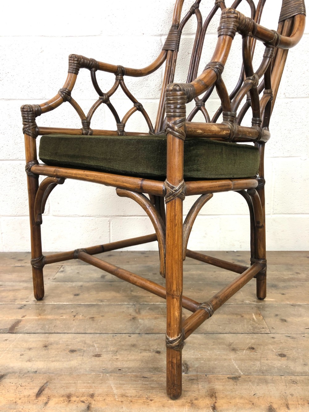 Vintage Angraves Bamboo Armchair View VIII