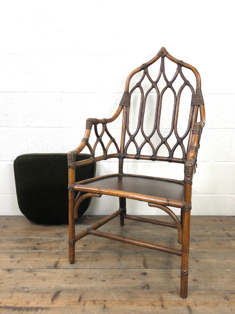 Vintage Angraves Bamboo Armchair View XI