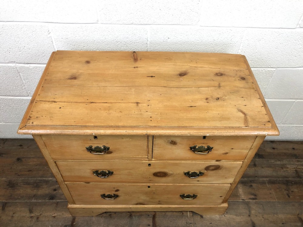 Small Victorian Antique Pine Chest of Drawers View IV