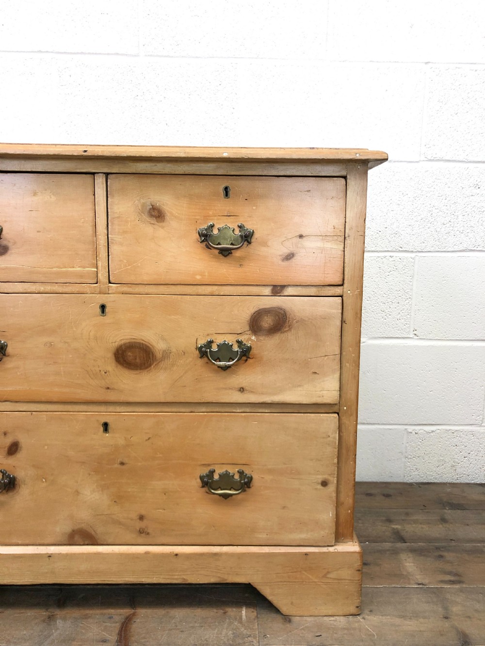 Small Victorian Antique Pine Chest of Drawers View V