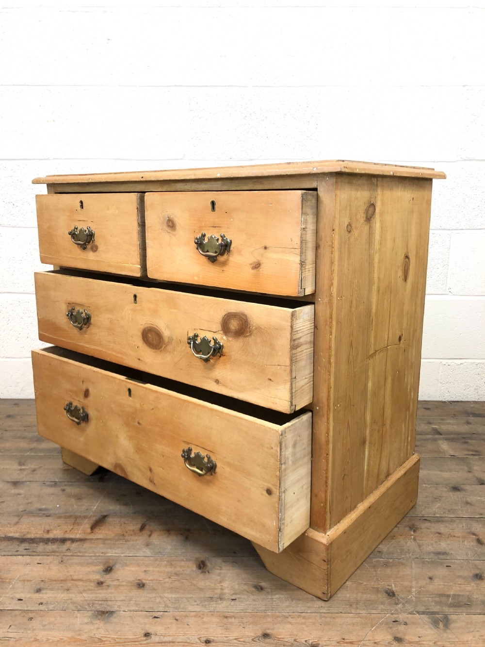 Small Victorian Antique Pine Chest of Drawers View VIII