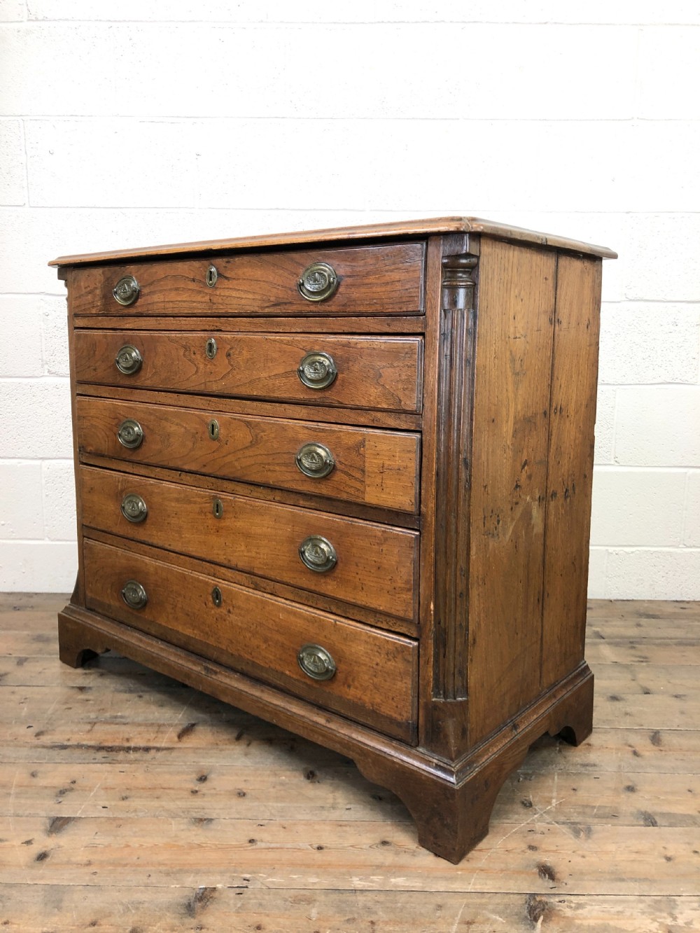19th Century Elm Chest of Drawers  View VI