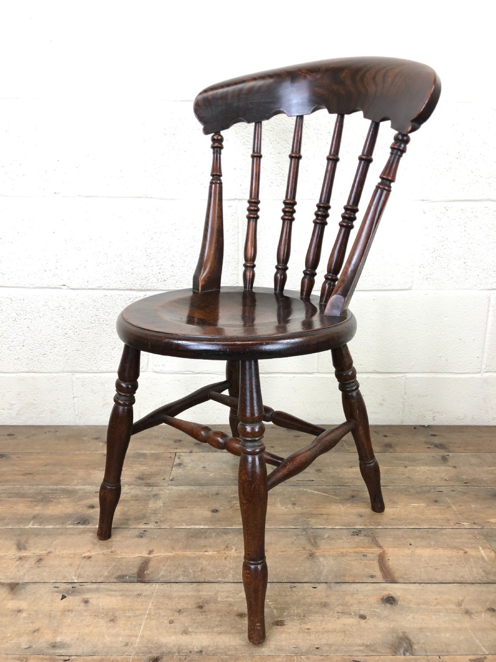 Set of Four Antique Penny Dining Chairs  View IX