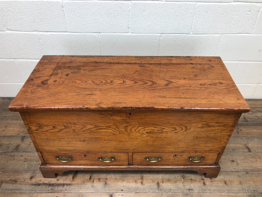 18th Century Elm Mule Chest with Hinged Top View II