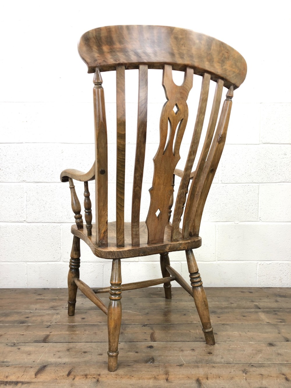 Ash and Elm Antique Kitchen Armchair View VIII