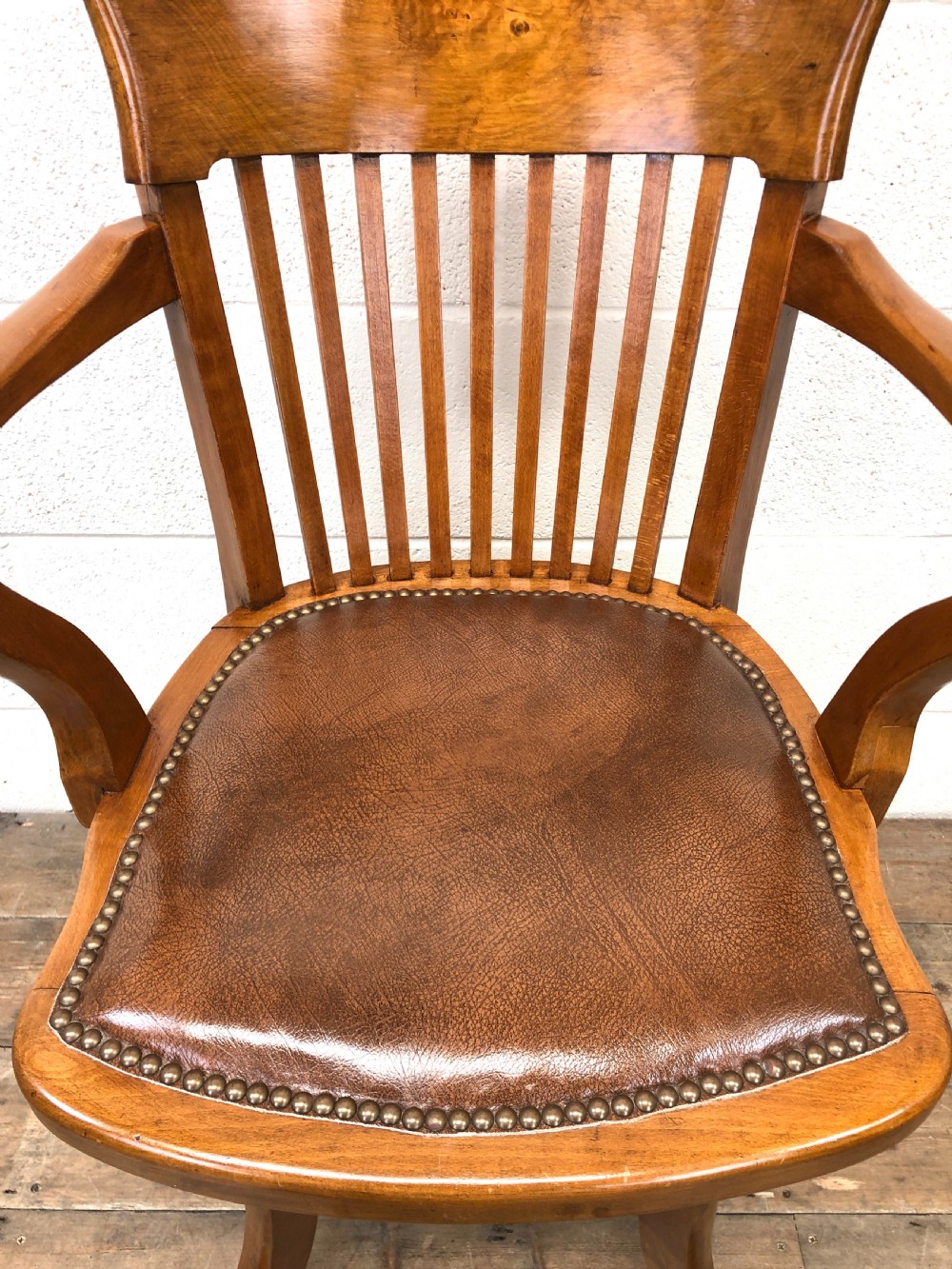 Early 20th Century Antique Swivel Desk Chair View III