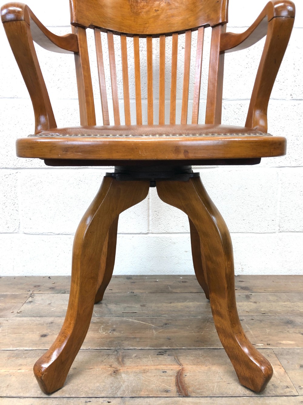 Early 20th Century Antique Swivel Desk Chair View V