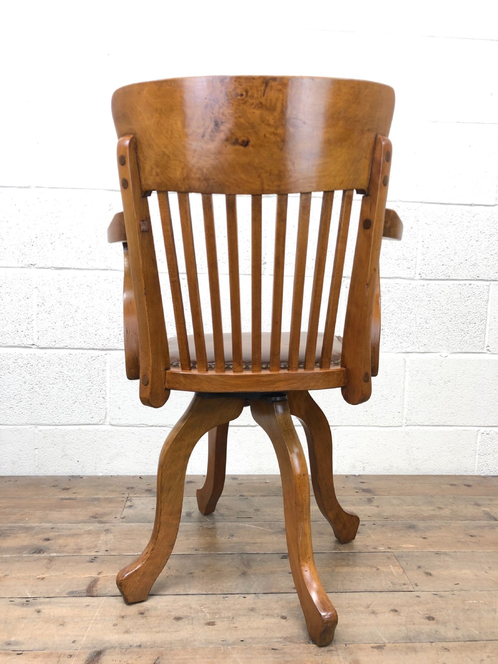 Early 20th Century Antique Swivel Desk Chair View X